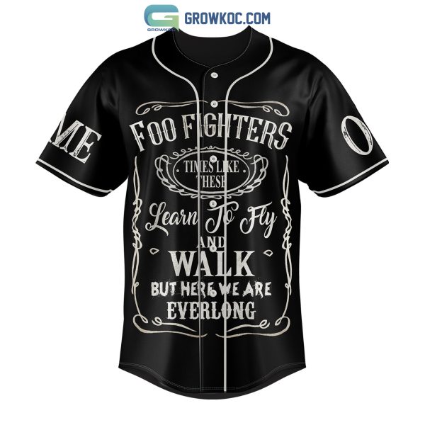 Foo Fighters If Everything Could Ever Feel This Real Forever Personalized Baseball Jersey