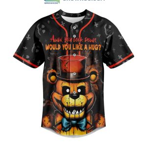 Freddy Fazbear Round And Round We Go Where We’re Going Nobody Know Baseball Jersey