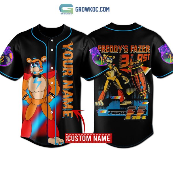 Freddy’s Fazer Blast Personalized Baseball Jersey