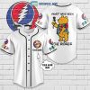 Grateful Dead Winnie-the-Pooh Must Have Been The Roses Personalized Baseball Jersey