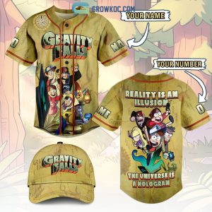Gravity Falls Reality Is An Illusion The Universe Is A Hologram Personalized Baseball Jersey