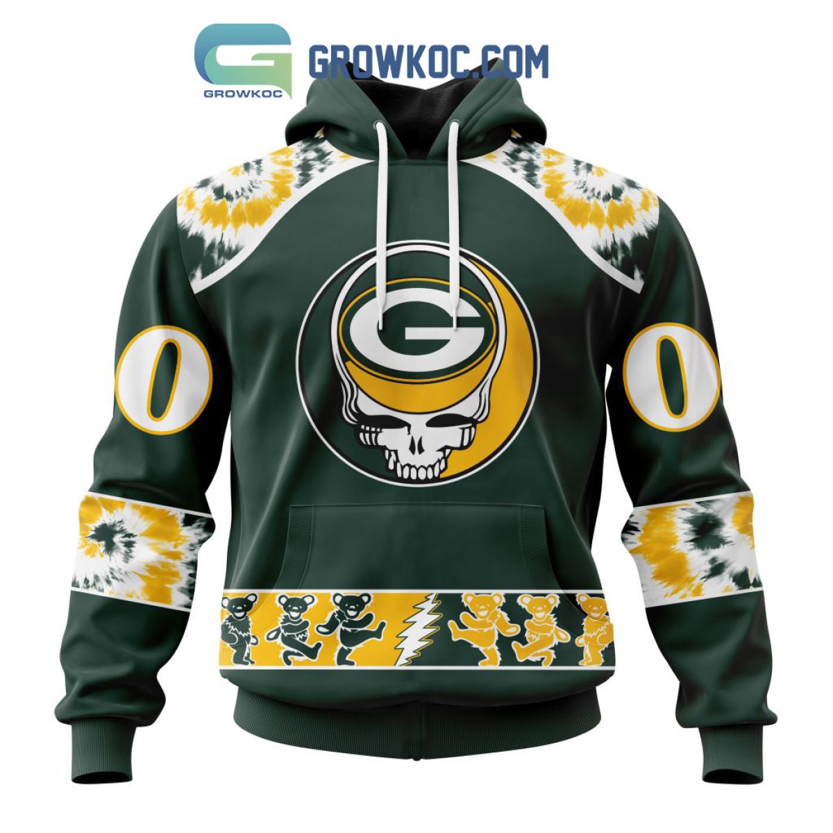 Personalized NFL Green Bay Packers Oodie Blanket Hoodie