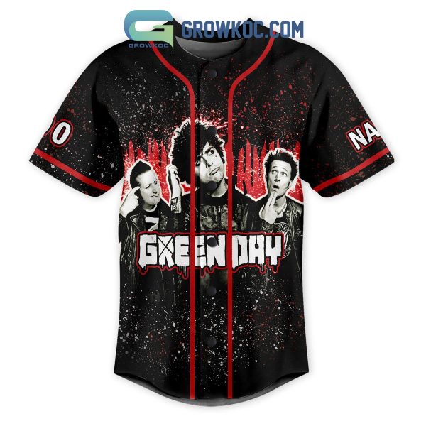 Greenday Don’t Wanna Be An American Idiot Personalized Baseball Jersey