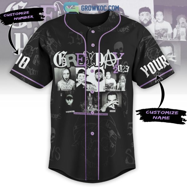 Grey Day Tour 2023 Personalized Baseball Jersey