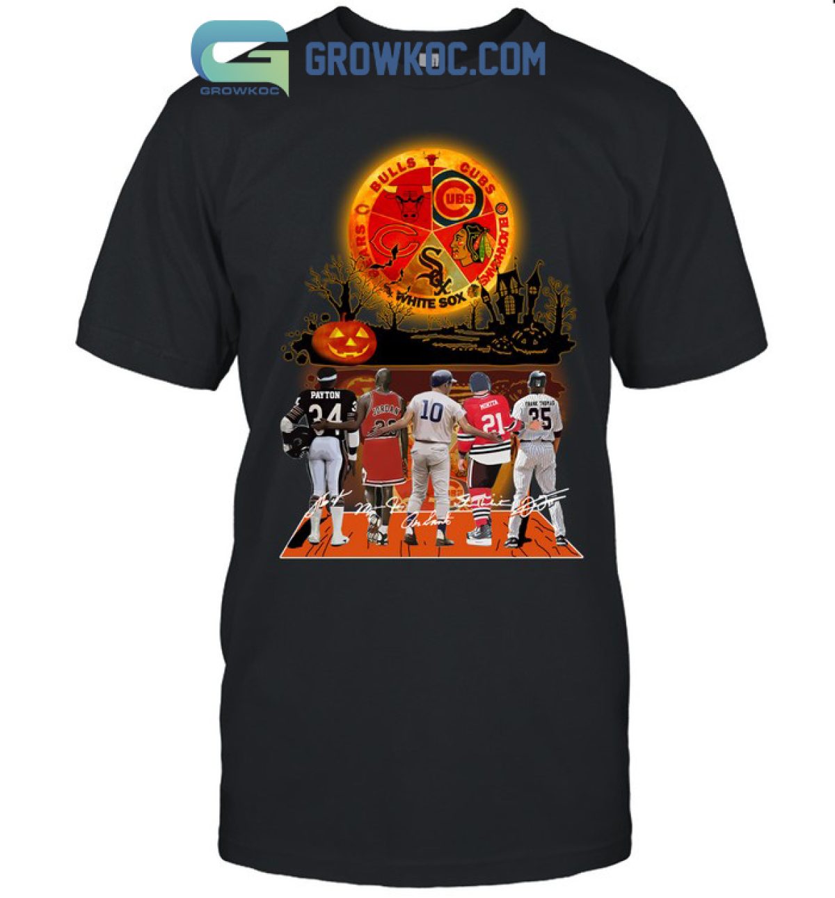 Chicago Bears Homage Monsters Of The Gridiron Halloween T-Shirt