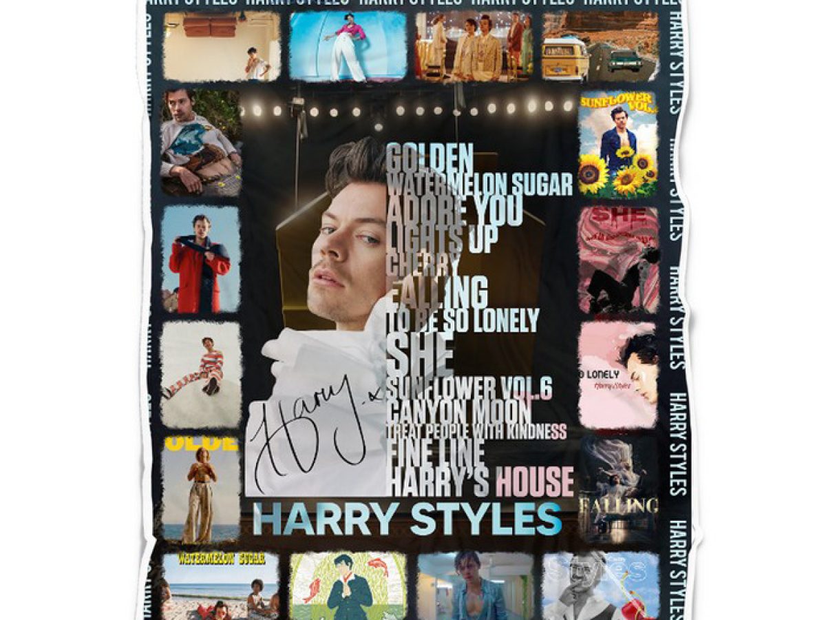 Harry styles 2024 fleece blanket