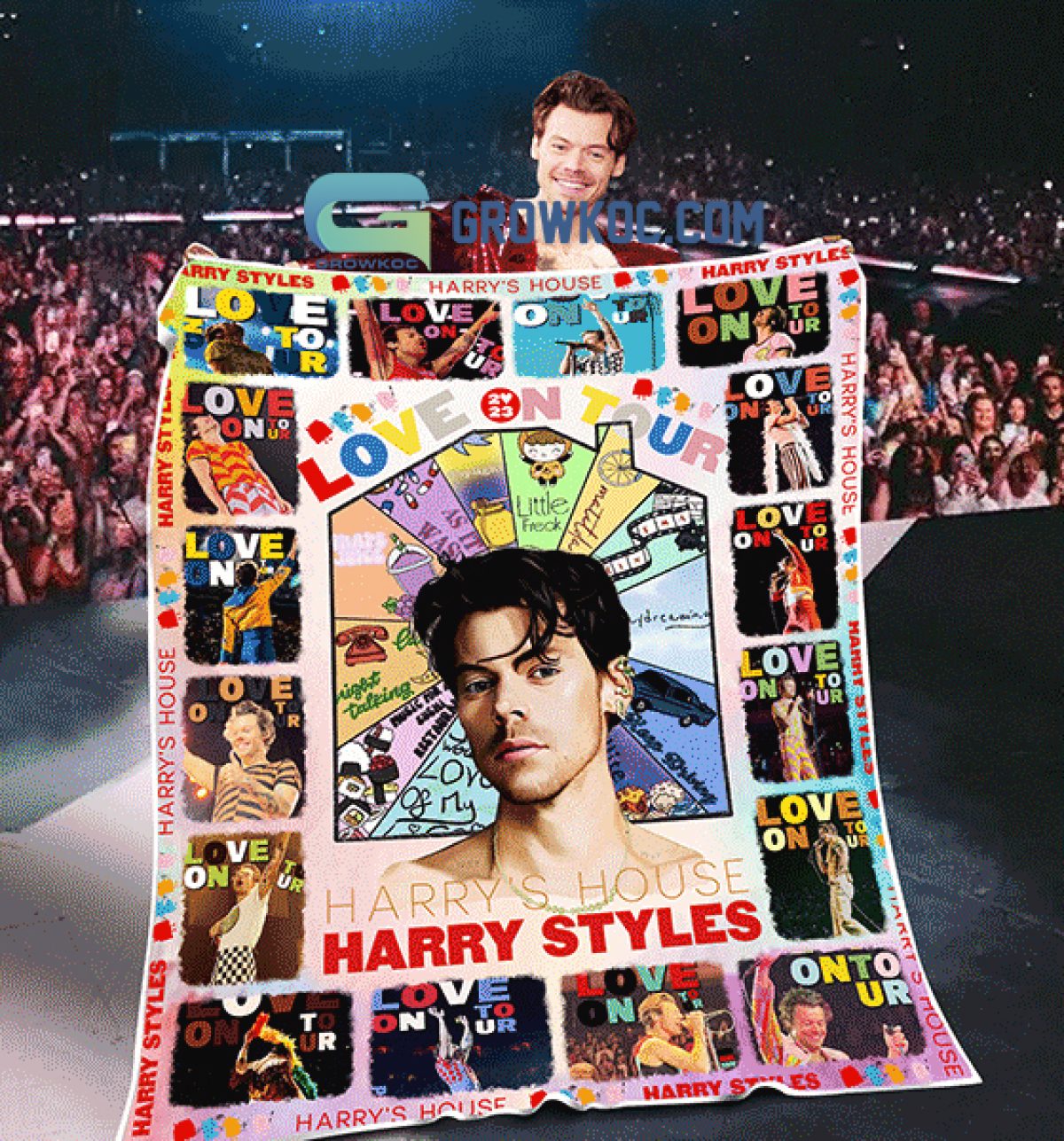 Cheap Harrys House Harry Styles Love On Tour Poster 2023, Harry