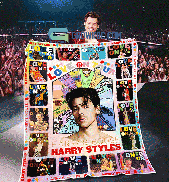 Harry Styles Harry's House Love On Tour Fleece Blanket Quilt