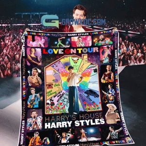 Harry's House Love On Tour 2023 Harry Styles Fleece Blanket Quilt