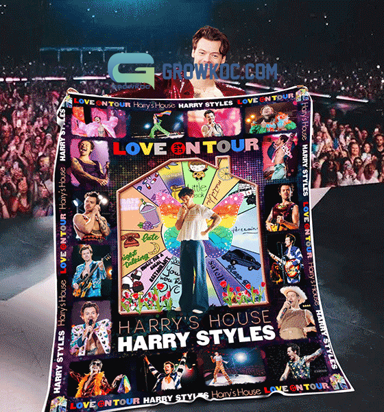 Harry’s House Love On Tour 2023 Harry Styles Fleece Blanket Quilt