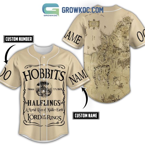 Hobbits The Lord Of The Rings A Mortal Race Of Middle Earth Personalized Baseball Jersey