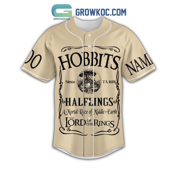 Hobbits The Lord Of The Rings A Mortal Race Of Middle Earth Personalized Baseball Jersey