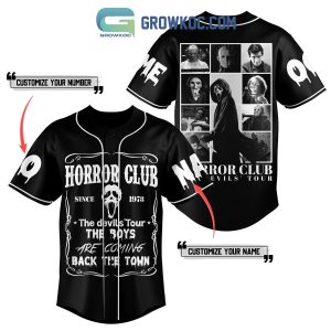 Killers Club The Killers Tour Serial Movie Fan Halloween Horror Personalized Baseball Jersey