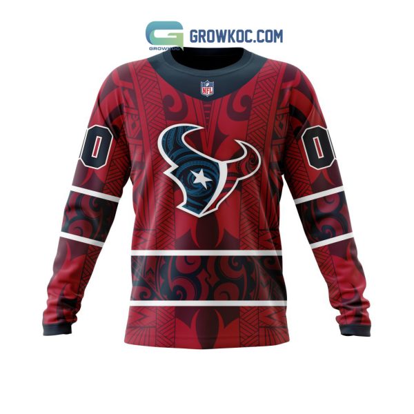Houston Texans NFL Special Native With Samoa Culture Hoodie T Shirt