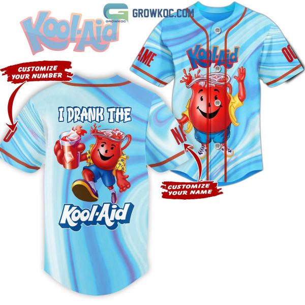 I Drank The Kool Aid Personalized Baseball Jersey