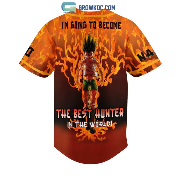 I’m Going To Become The Best Hunter In The World Personalized Baseball Jersey