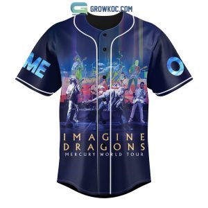 Imagine Dragons Mercury World Tour 2023 Personalized Baseball Jersey