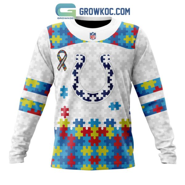 Indianapolis Colts NFL Autism Awareness Personalized Hoodie T Shirt