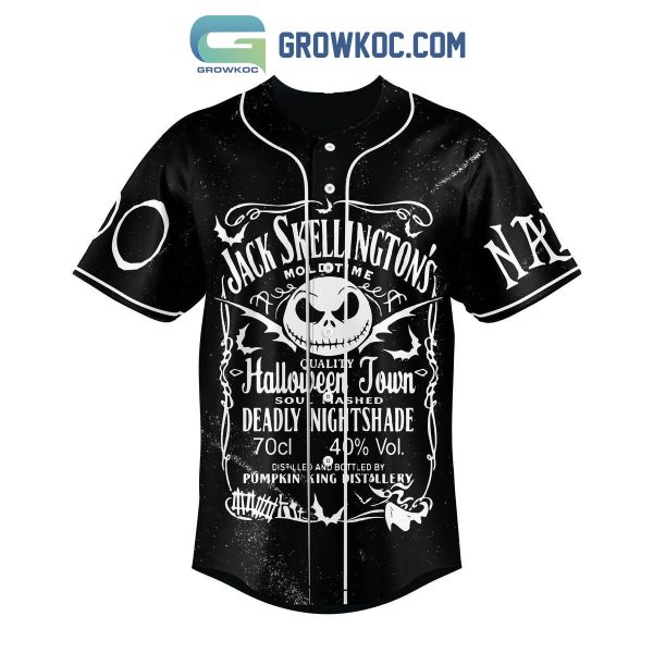 Jack Skellington’s I’m Your Nightmare Halloween Town Personalized Baseball Jersey