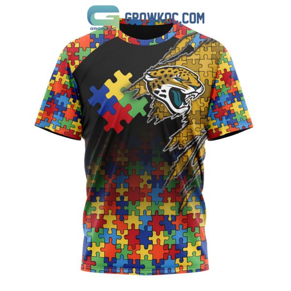 Jacksonville Jaguars NFL Special Autism Awareness Design Hoodie T Shirt