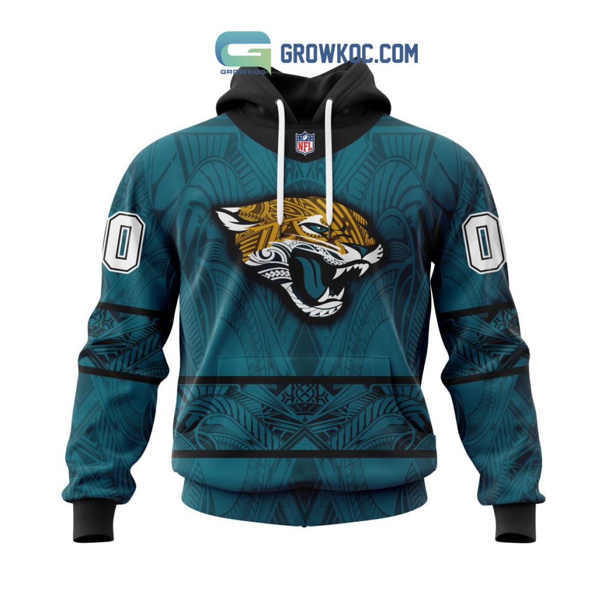 NFL Jacksonville Jaguars Blue Hoodie, Zip Hoodie 3D All Over Print For Fans