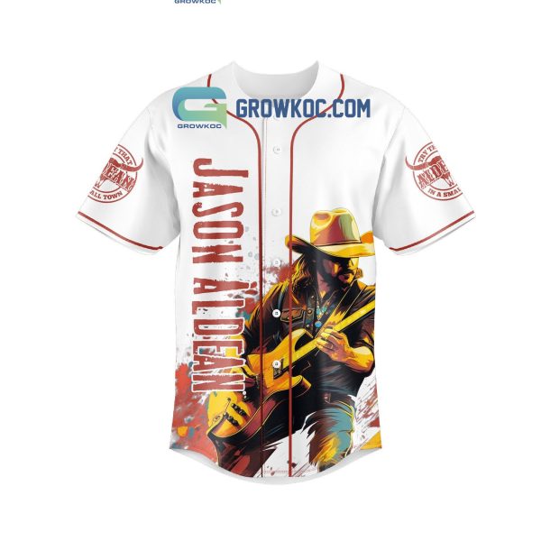 Jason Aldean Try That In A Small Town Art Baseball Jersey