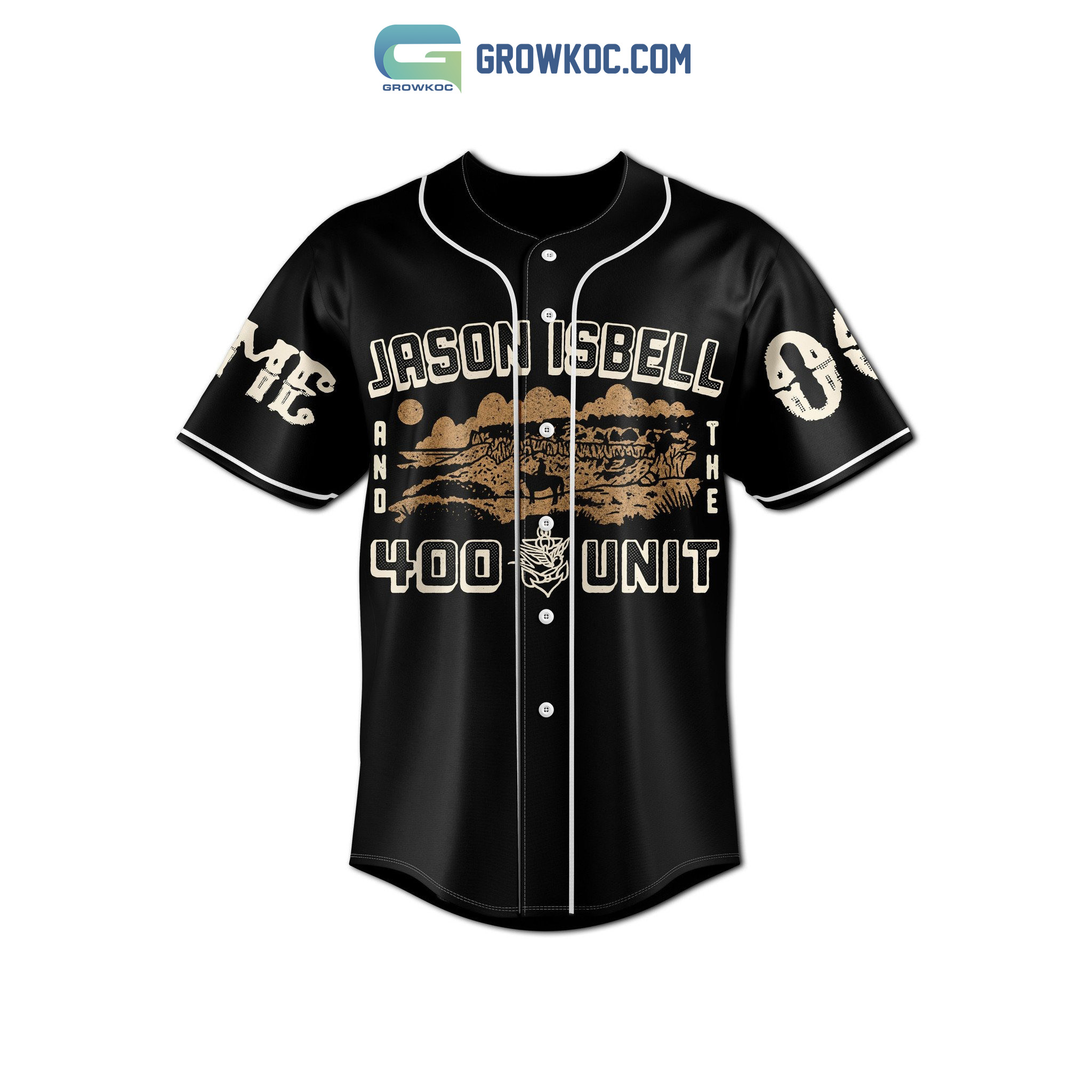 Jason Isbell The 400 Unit Personalized Baseball Jersey
