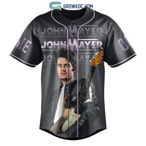 John Mayer Solo With Special Guest JP Saxe Personalized Baseball Jersey