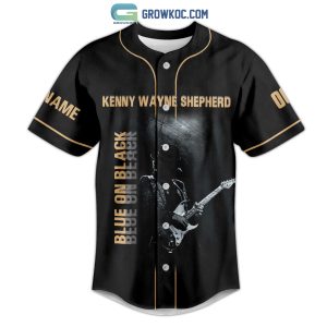 Kenny Wayne Shepherd Blue On Black Personalized Baseball Jersey