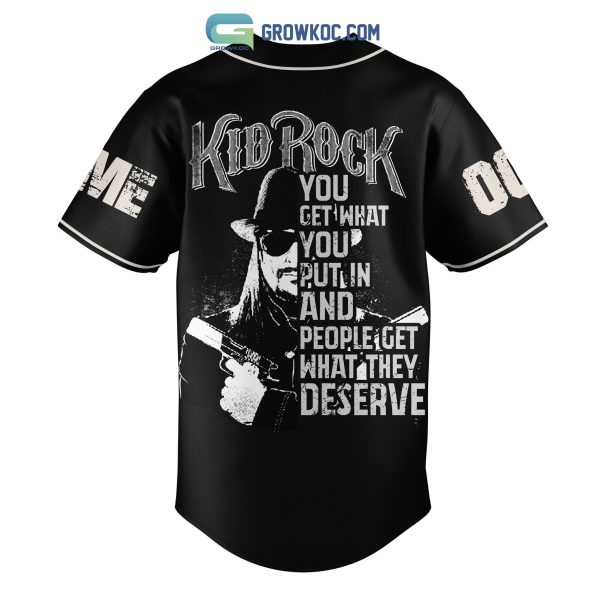 Kid Rock American Rock N Roll Born Free Personalized Baseball Jersey