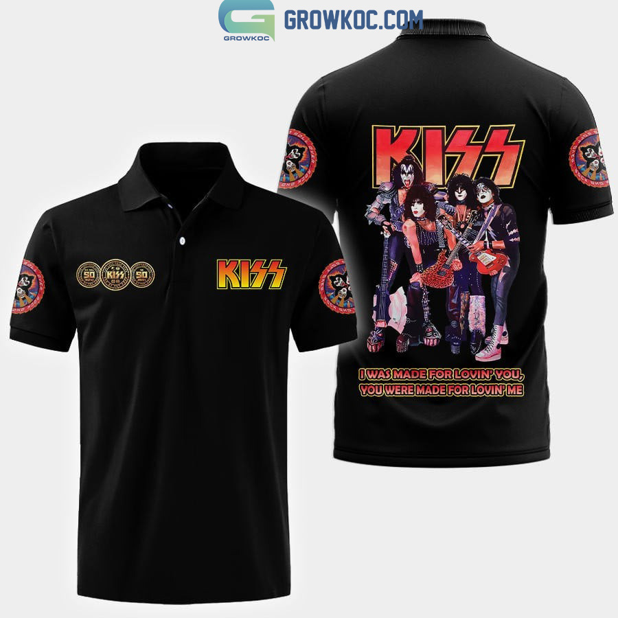 Kiss Band I Was Made For Lovin' You, You Were Made For Lovin' Me Polo Shirt