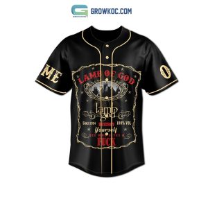 Lamb Of God Destroy Yourself Personalized Baseball Jersey