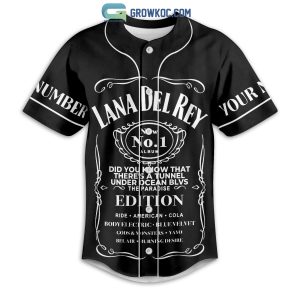 Lana Del Rey In High By The Beach With Mr Helicopter Personalized Baseball Jersey