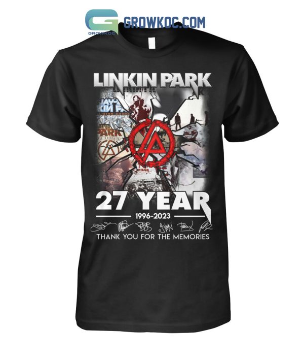 Linkin Park 27 Years 1996 2023 Memories T Shirt