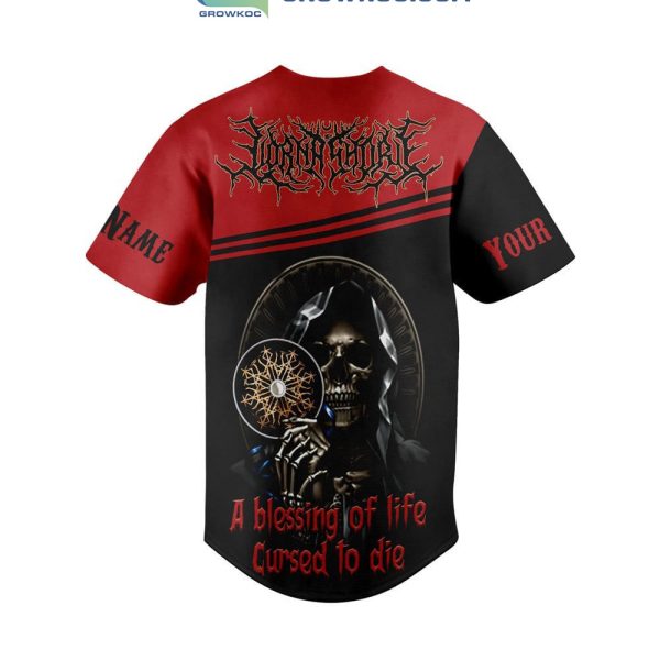 Lorna Shore A Blessing Of Life Cursed To Die Personalized Baseball Jersey