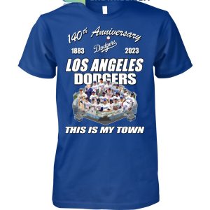 Los Angeles Dodgers 140th Anniversary 1993 2023 T Shirt