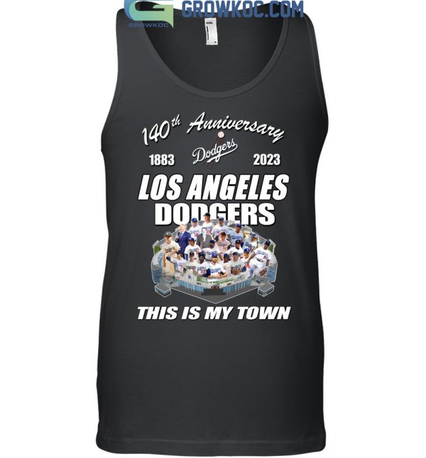 Los Angeles Dodgers 140th Anniversary 1993 2023 T Shirt