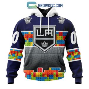 Los Angeles Kings NHL Special Autism Awareness Design Hoodie T Shirt