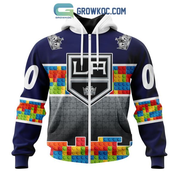 Los Angeles Kings NHL Special Autism Awareness Design Hoodie T Shirt