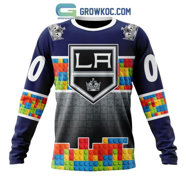 Los Angeles Kings NHL Special Autism Awareness Design Hoodie T Shirt