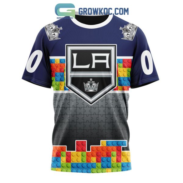 Los Angeles Kings NHL Special Autism Awareness Design Hoodie T Shirt