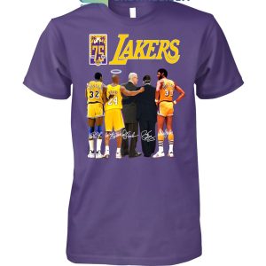 Los Angeles Lakers 75 Years Memories T Shirt