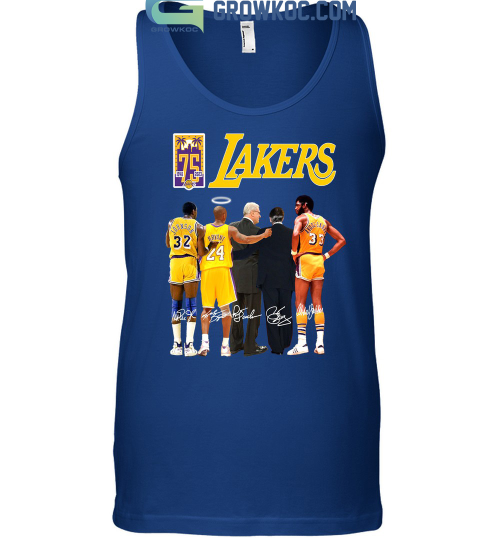 Los Angeles Lakers 75 Years Memories T Shirt