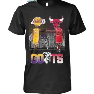Los Angeles Lakers Kobe Bryant And Chicago Bulls Michael Jordan GOATs T Shirt