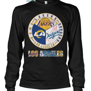 City Of Champions Los Angeles LA Rams Lakers Dodgers T-Shirt