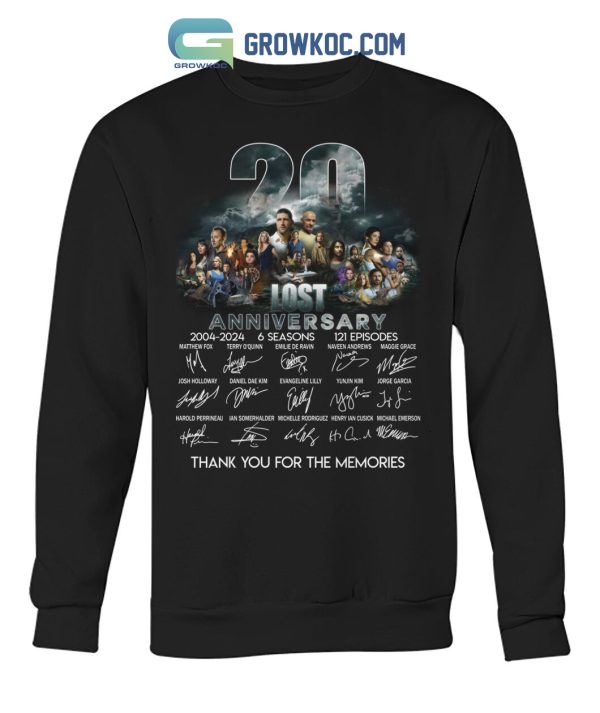 Lost Film 20 Years Anniversary 2004 2024 Memories T Shirt