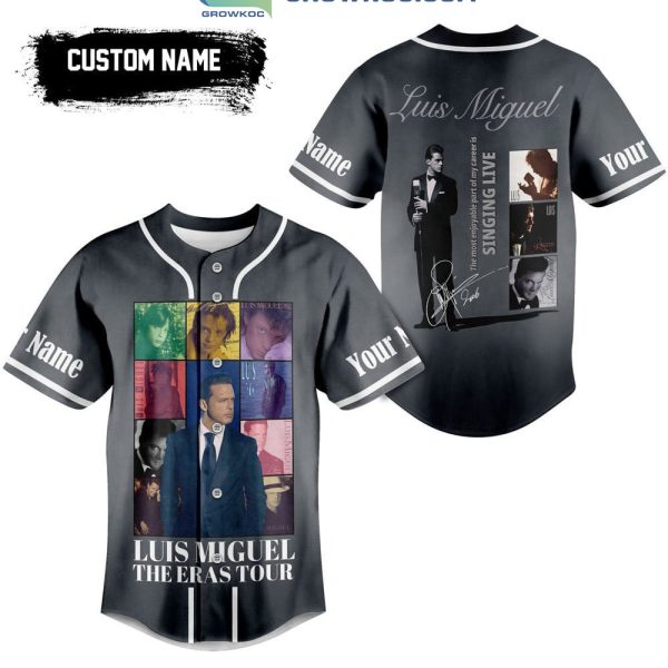 Luis Miguel The Eras Tour Personalized Baseball Jersey