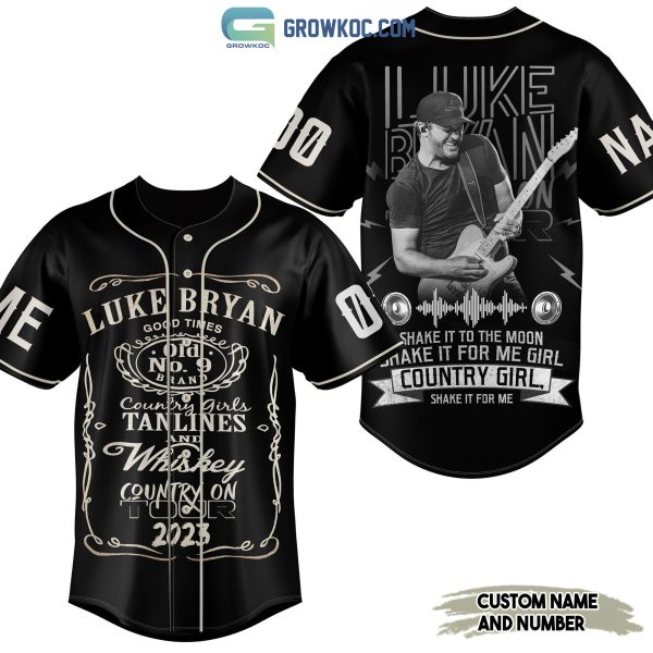 Luke Bryan Country On Tour 2023 Personalized Baseball Jersey