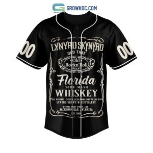 Lynyrd Skynyrd Florida Whiskey Rock A Roller Personalized Baseball Jersey