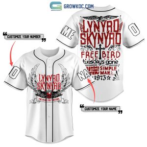 Lynyrd Skynyrd One More For The Fans Personalized Baseball Jersey